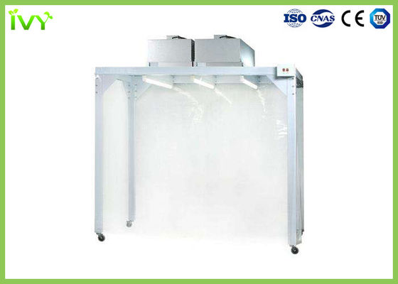 Το εύκολο μορφωματικό καθαρό δωμάτιο εγκατάστασης που ενσωματώνεται υποβάλλει τον ανεμιστήρα με την κουρτίνα PVC σε φυγοκέντρωση